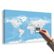TABLOU PE PLUTĂ HARTA LUMII ELEGANTĂ - TABLOURI PE PLUTĂ - TABLOURI
