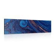 CANVAS PRINT BLUE ABSTRACTION - ABSTRACT PICTURES - PICTURES