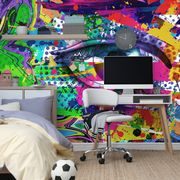 SELF ADHESIVE WALLPAPER HUMAN EYE IN POP-ART STYLE - SELF-ADHESIVE WALLPAPERS - WALLPAPERS