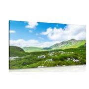CANVAS PRINT VALLEY IN MONTENEGRO - PICTURES OF NATURE AND LANDSCAPE - PICTURES