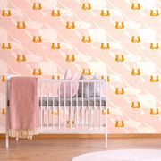 SELF ADHESIVE WALLPAPER FOX FAMILY - SELF-ADHESIVE WALLPAPERS - WALLPAPERS