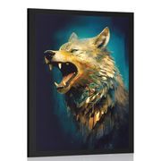 POSTER LUP ALBASTRU-AURIU - POSTERE - 🔥 REDUCERE TOTALÃ 🔥