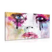CANVAS PRINT FASHIONABLE WOMAN - PICTURES OF PEOPLE - PICTURES