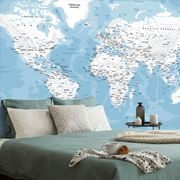 SELF ADHESIVE WALLPAPER STYLISH WORLD MAP - SELF-ADHESIVE WALLPAPERS - WALLPAPERS