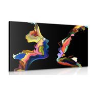 CANVAS PRINT ABSTRACT FACES OF HUMAN BEINGS - ABSTRACT PICTURES - PICTURES