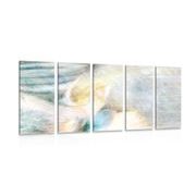 5-PIECE CANVAS PRINT MODERN ABSTRACTION - ABSTRACT PICTURES - PICTURES