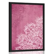 AFFICHE ÉLÉMENTS D'UN MANDALA FLORAL - FENG SHUI - AFFICHES