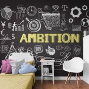 SAMOLEPÍCÍ TAPETA MOTIVAČNÍ TABULE - AMBITION - SAMOLEPÍCÍ TAPETY - TAPETY