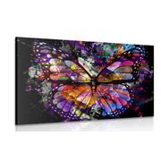 CANVAS PRINT UNUSUAL BUTTERFLY - POP ART PICTURES - PICTURES