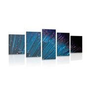 5-PIECE CANVAS PRINT FIBER OPTICS - STILL LIFE PICTURES - PICTURES