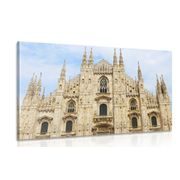 CANVAS PRINT CATHEDRAL IN MILAN - PICTURES OF CITIES - PICTURES