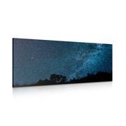 CANVAS PRINT MILKY WAY AMONG THE STARS - PICTURES OF SPACE AND STARS - PICTURES