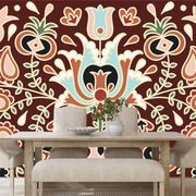 SELF ADHESIVE WALLPAPER FOLKLORE ORNAMENT - SELF-ADHESIVE WALLPAPERS - WALLPAPERS