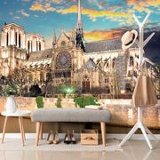 WALL MURAL NOTRE DAME CATHEDRAL - WALLPAPERS CITIES - WALLPAPERS