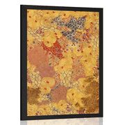 POSTER – ASTRAZIONE NELLO STILE DI G. KLIMT - ASTRATTO E MODELLATO - POSTER