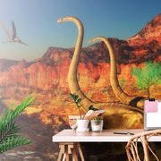 CARTA DA PARATI AUTOADESIVA – MONDO DEI DINOSAURI - CARTA DA PARATI AUTOADESIVE - CARTA DA PARATI