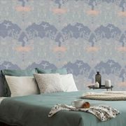 SELF ADHESIVE WALLPAPER MYSTERIOUS FOREST WITH A GRAY BACKGROUND - SELF-ADHESIVE WALLPAPERS - WALLPAPERS