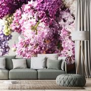 CARTA DA PARATI AUTOADESIVA – LILLÀ IN VASO - CARTA DA PARATI AUTOADESIVE - CARTA DA PARATI