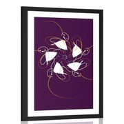POSTER WITH MOUNT DANCING WITH RIBBONS ON A DARK BACKGROUND - POSTERS - 🔥 TOTAL SALE 🔥