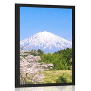 Plakat vulkan Fuji