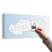 TABLOU PE PLUTĂ HARTĂ A SLOVACIEI - TABLOURI PE PLUTĂ - TABLOURI