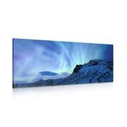 CANVAS PRINT NORTHERN LIGHTS - PICTURES OF NATURE AND LANDSCAPE - PICTURES