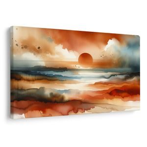 SLIKA ZALAZEĆE SUNCE U KRAJOLIKU - SLIKE IZLASKA I ZALASKA SUNCA - SLIKE