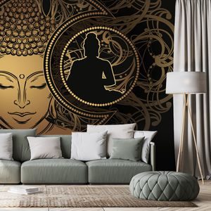 TAPETE HARMONISCHE KRAFT DES BUDDHA - TAPETEN MIT FENG SHUI-MOTIVEN - TAPETEN