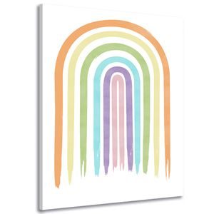SLIKA PASTELNA DUGA MID-CENTURY - APSTRAKTNE SLIKE - SLIKE