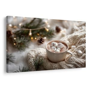 OBRAZ VÁNOČNÍ POHODA S KAKAEM - VÁNOČNÍ A ZIMNÍ OBRAZY - OBRAZY