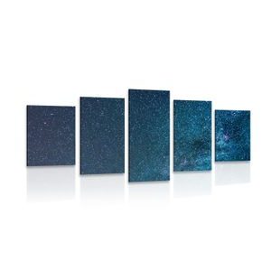 TABLOU 5-PIESE CALE LACTATĂ ÎNTRE STELE - TABLOURI STELE ȘI COSMOS - TABLOURI