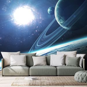 SELF ADHESIVE WALLPAPER PLANET IN SPACE - SELF-ADHESIVE WALLPAPERS - WALLPAPERS