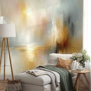 SAMOLEPILNA TAPETA ABSTRAKTNI ZLATI IN SIVI TONI - MARMORNE TAPETE - TAPETE