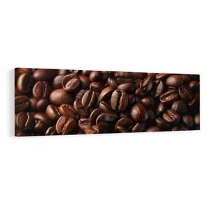 CANVAS SCHILDERIJ KOFFIESYMFONIE VAN TEXTUREN - SCHILDERIJEN ETEN EN DRINKEN - SCHILDERIJEN