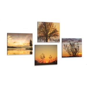 CANVAS PRINT SET MAGICAL NATURE - SET OF PICTURES - PICTURES