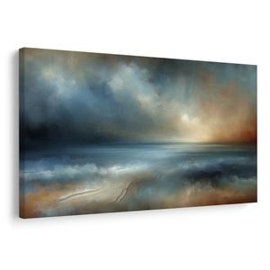 FOTO OP CANVAS ZEE EN ZONSONDERGANG - SCHILDERIJEN ZONSOPGANG EN ZONSONDERGANG - SCHILDERIJEN