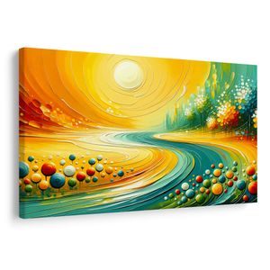 OBRAZ PROUDĚNÍ SVĚTLA A VODY - OBRAZY - TOTÁLNÍ VÝPRODEJ 🔥