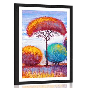 AFFICHE – FORÊT D'AUTOMNE - NATURE - AFFICHES