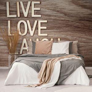 SELF ADHESIVE WALLPAPER WITH THE WORDS - LIVE LOVE LAUGH - SELF-ADHESIVE WALLPAPERS - WALLPAPERS