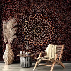 WALLPAPER VINTAGE MANDALA IN INDIAN STYLE - WALLPAPERS FENG SHUI - WALLPAPERS