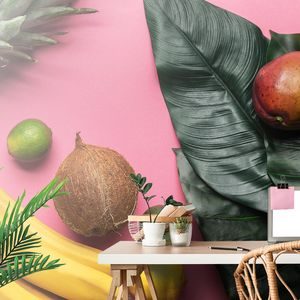 CARTA DA PARATI – MISCELA DI FRUTTA TROPICALE - CARTA DA PARATI CIBO E BEVANDE - CARTA DA PARATI