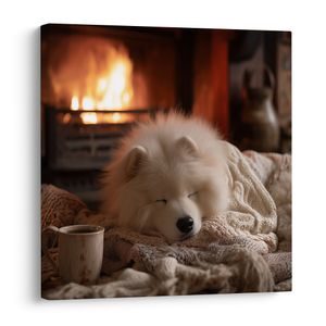 WEIHNACHTLICHES WANDBILD GEMÜTLICHE WINTERATMOSPHÄRE - WEIHNACHTS- UND WINTERBILDER - BILDER