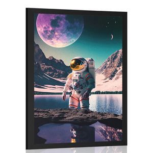 PLAKAT ASTRONAUT NA POVRŠINI NEPOZNATOG PLANETA - ASTRONAUTI - PLAKATI