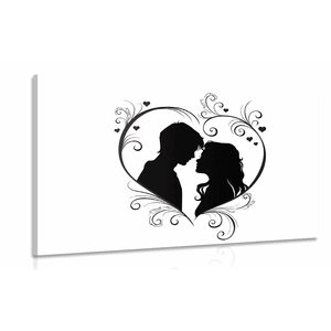 CANVAS PRINT COUPLE IN LOVE - PICTURES LOVE - PICTURES