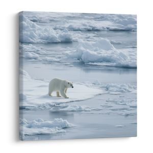 WANDBILD WINTERREICH DER EISFLÄCHEN - WEIHNACHTS- UND WINTERBILDER - BILDER