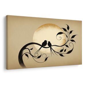 OBRAZ LÁSKA NA VĚTVI - OBRAZY PTÁCI - OBRAZY