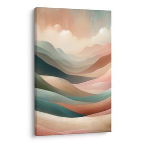 OBRAZ VLNÍCÍ SE PASTELOVÁ KRAJINA - PICTURES MOUNTAINS - PICTURES