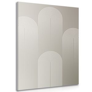 SLIKA ELEGANTNA DUGA MID-CENTURY - APSTRAKTNE SLIKE - SLIKE
