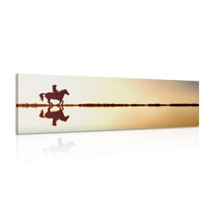 CANVAS PRINT HORSE RIDER - PICTURES OF ANIMALS - PICTURES