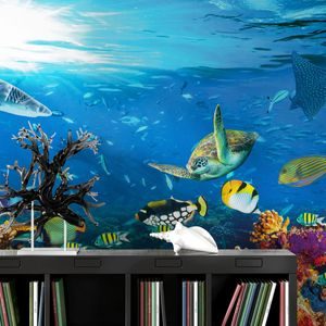 SAMOPRZYLEPNA FOTOTAPETA PODWODNY ŚWIAT - TAPETY SAMOPRZYLEPNE - TAPETY